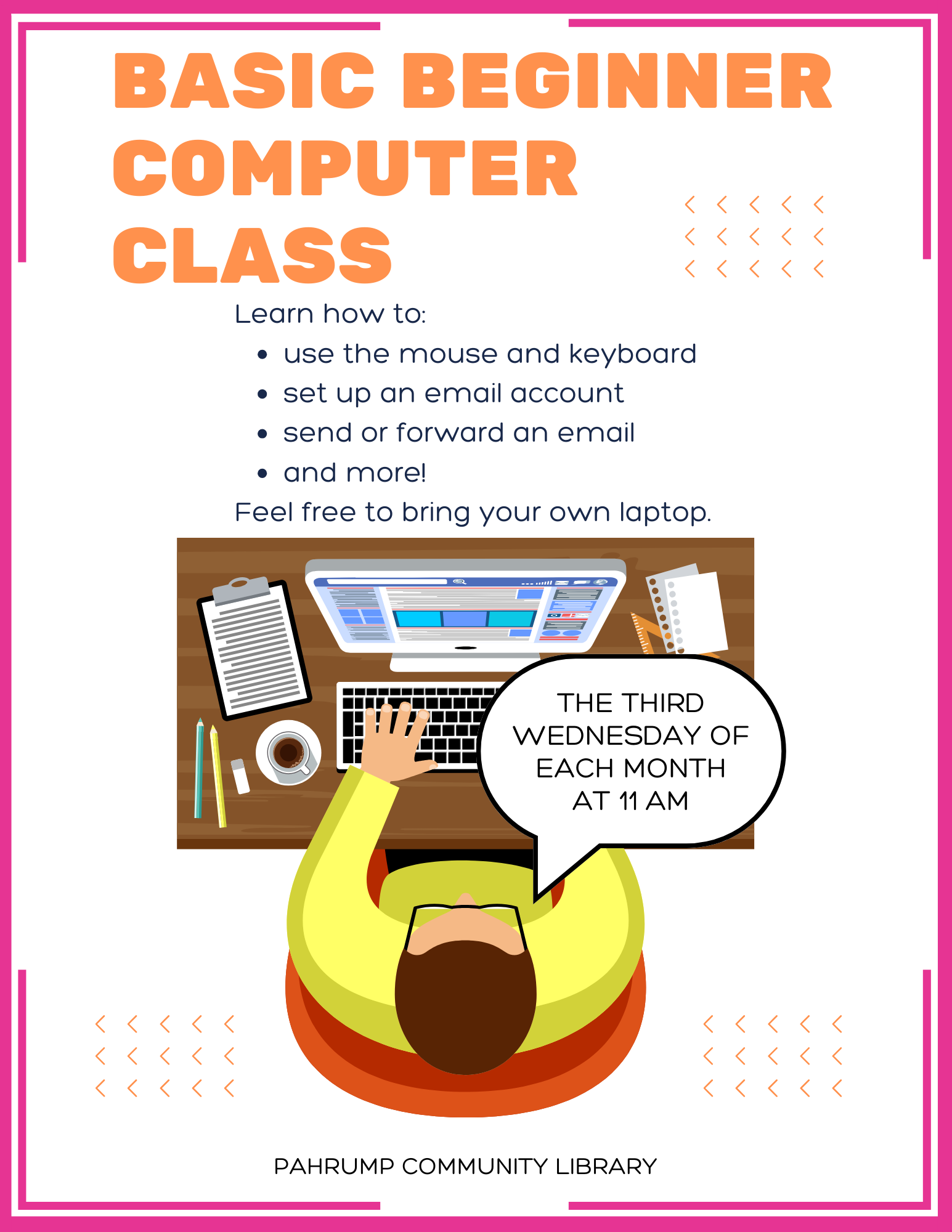 Basic Beginner Computer Class | Pahrump Community Library
