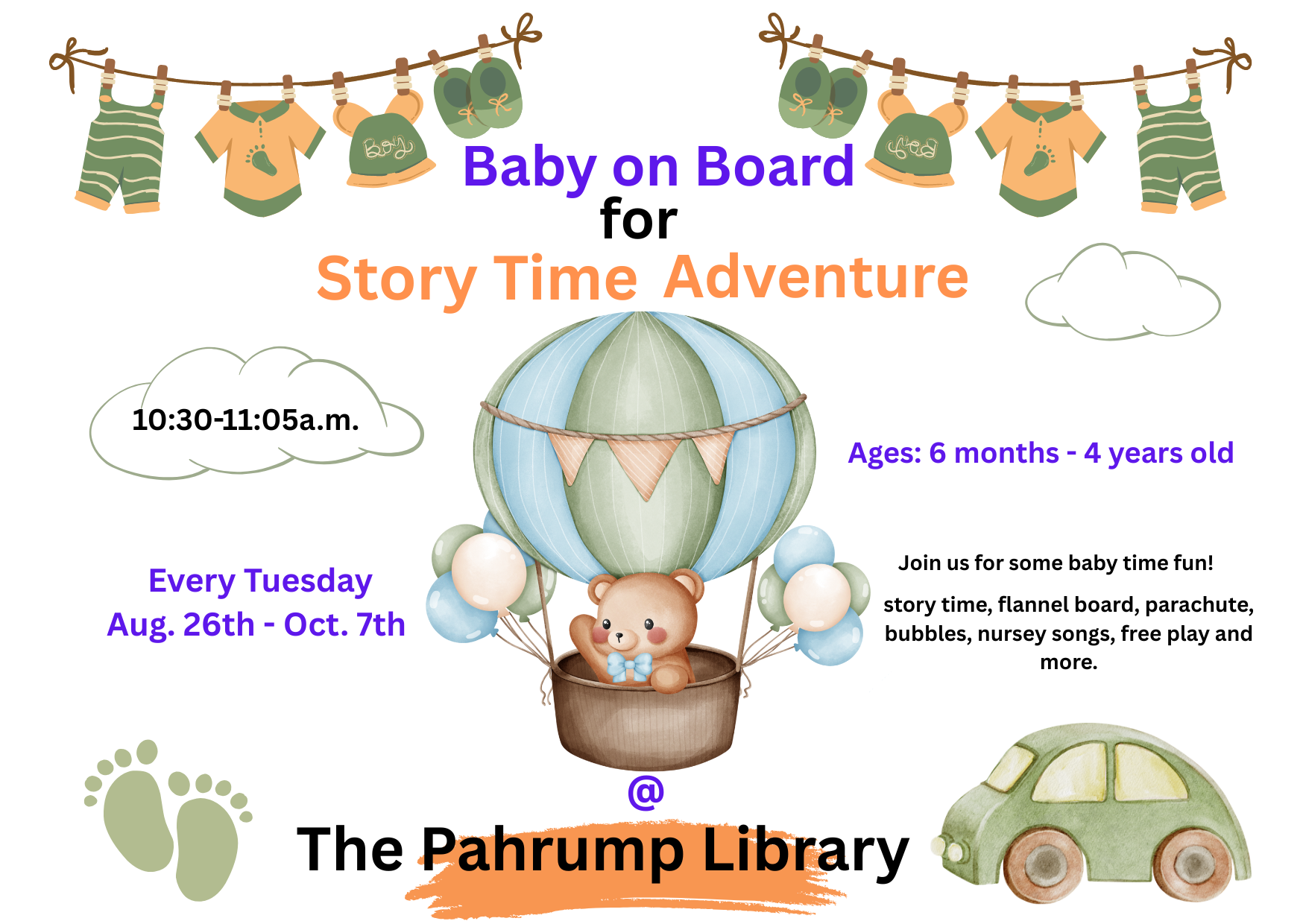 flyer for babytime