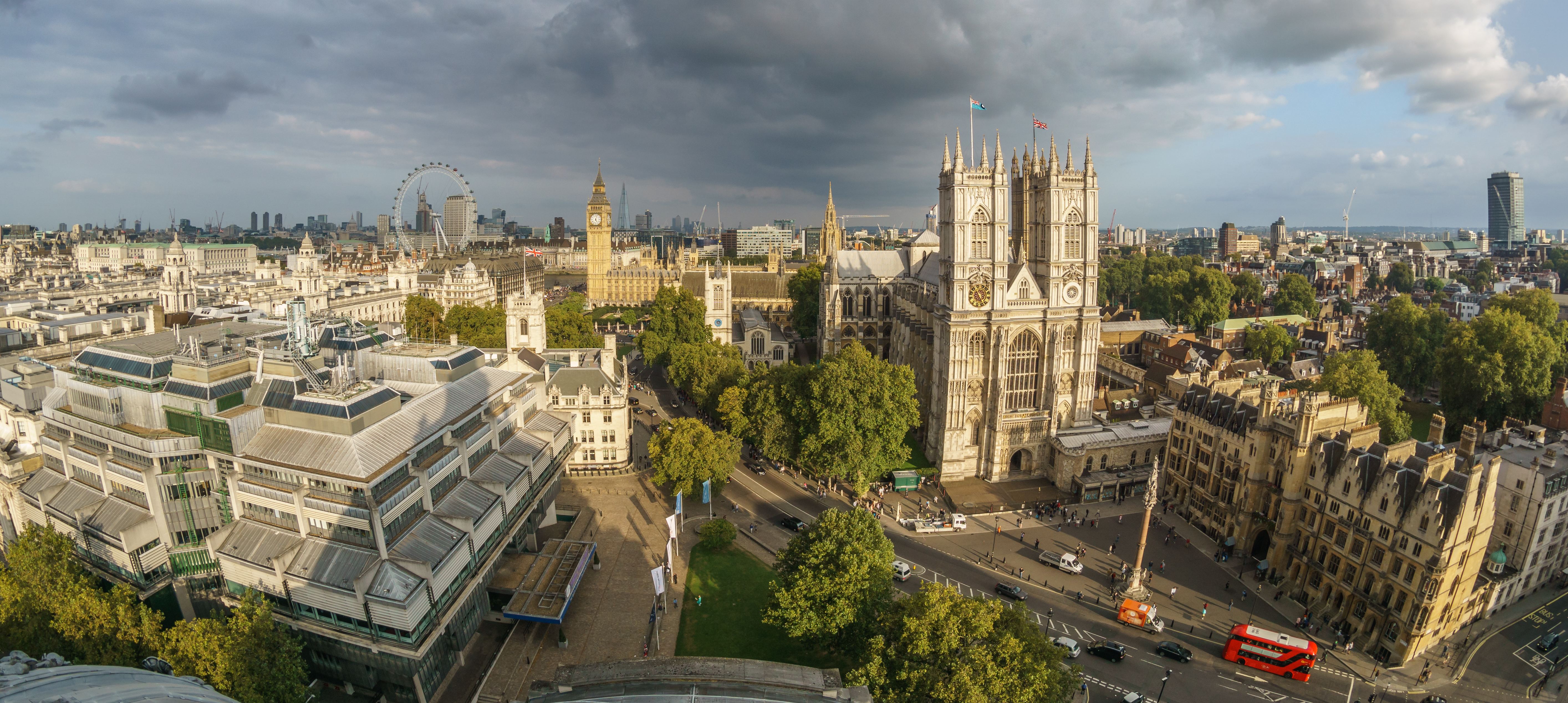 Westminster from the dome on Methodist Central Hall
