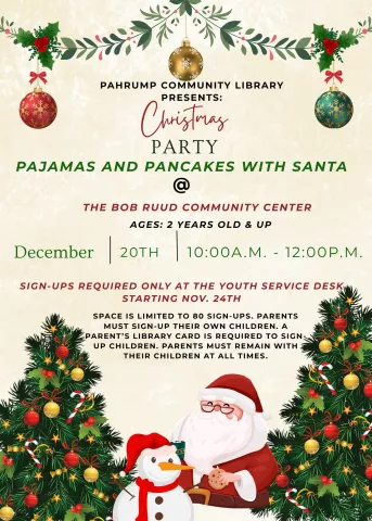 Pajamas and Pancakes with Santa